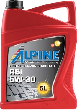 Масло моторное синтетическое - Alpine RSi 5W30, 5л