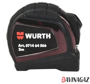 WURTH - Рулетка Premium 3м/16мм
