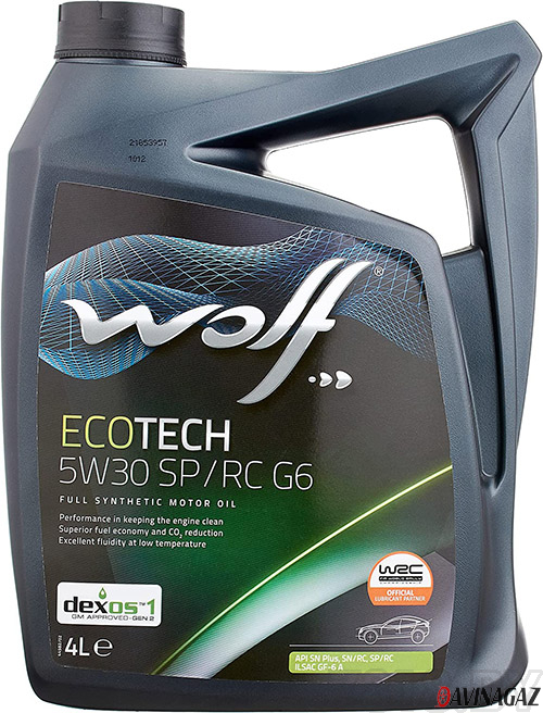 Масло моторное синтетическое - WOLF ECOTECH SP/RC D1-3 5W30, 4л (161754 / 1049901)