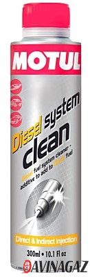 Очиститель топливной системы - MOTUL DIESEL SYSTEM CLEAN, 300мл / 108117
