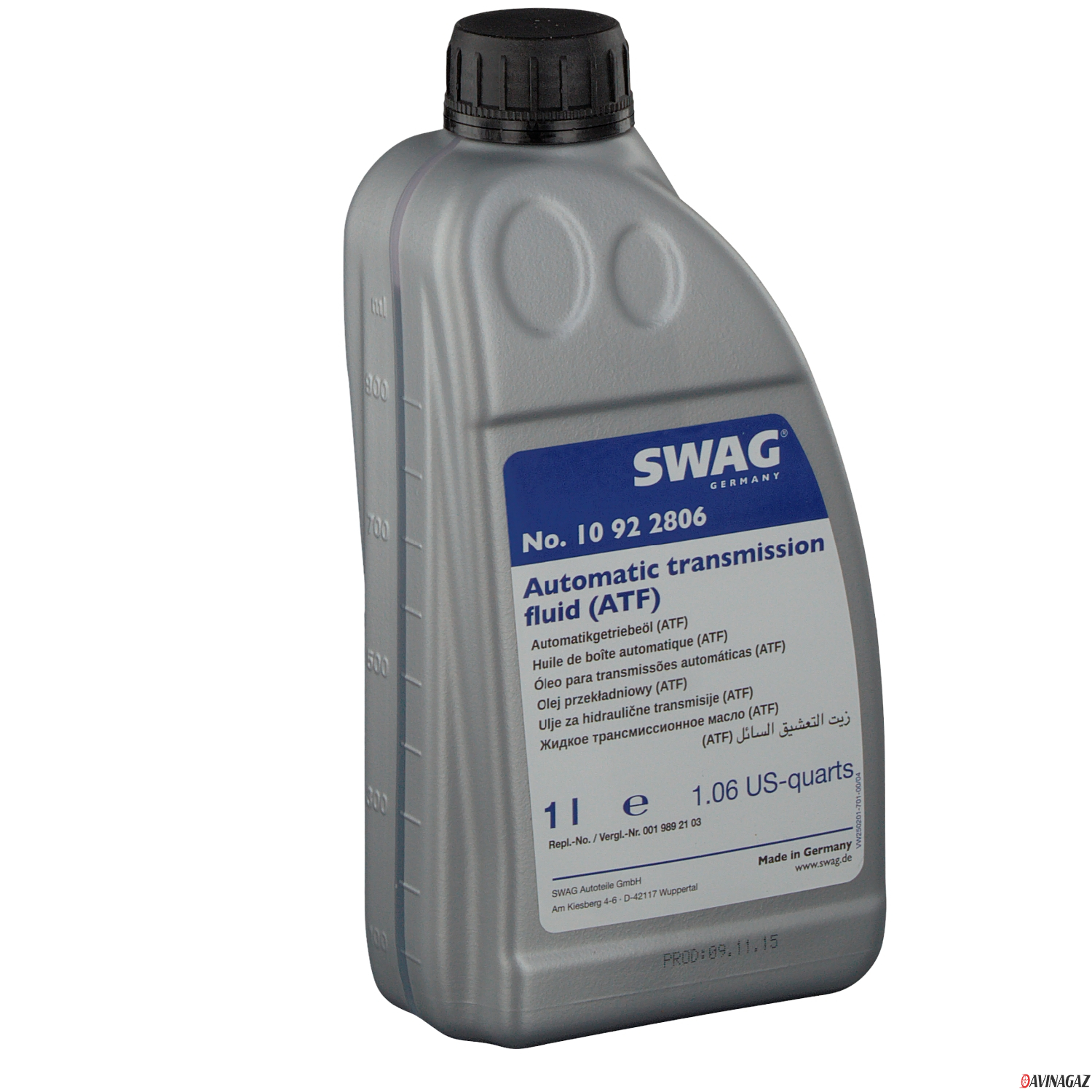 Трансмиссионное масло - SWAG 10 92 2806 (красный), 1л