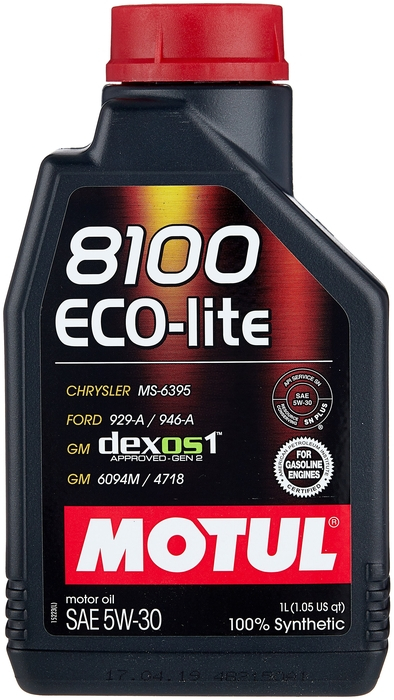 Масло моторное синтетическое - MOTUL 8100 ECO-LITE 5W-30, 1л