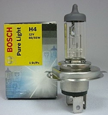 Автолампа BOSCH H4 Pure Light (12V 60/55W)