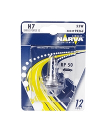 Автолампа NARVA H7 Range Power +50 (12V 55W PX26D)