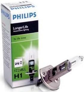 Автолампа Philips H1 Longer Life Eco Vision (12V, 55W, P14,5s)