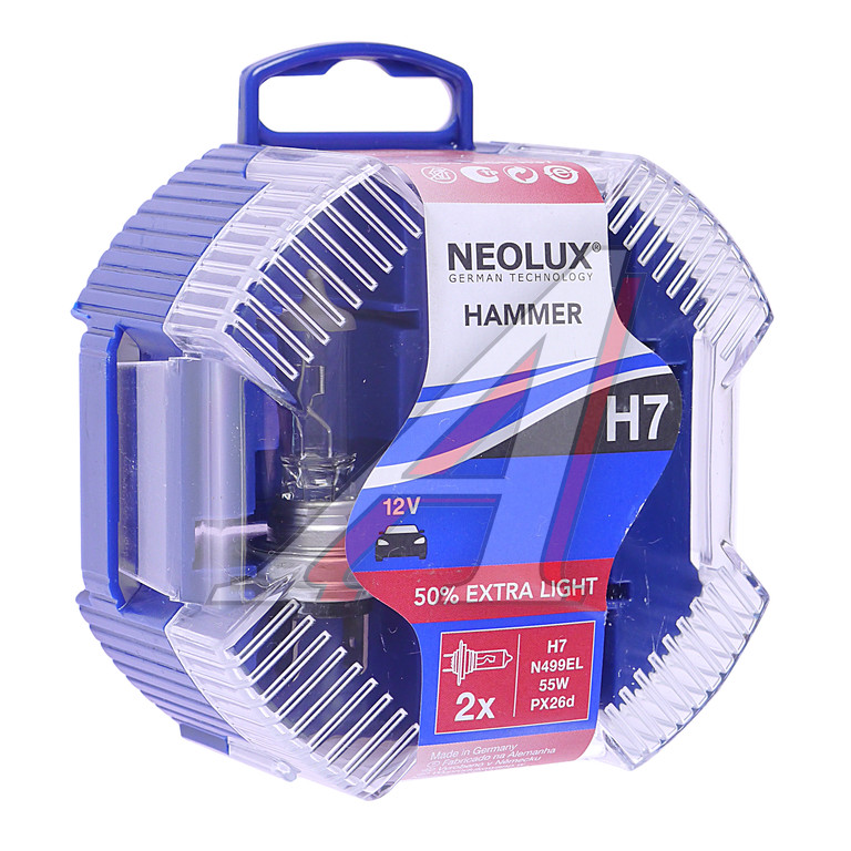 Автолампа Neolux H7 Extra Light 50% (12V 55W PX26d)