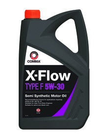 Масло моторное полусинтетическое - COMMA X-FLOW TYPE F 5W30, 5л