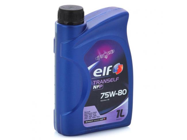 ELF TRANSELF NFP 75W80 (1L) масло трансмиссионное! API GL-4+