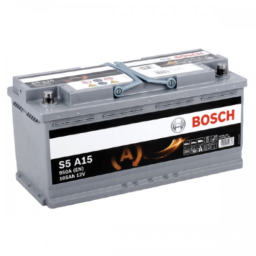 Аккумулятор BOSCH S5 12V 105AH 950A ETN 0(R+) B13