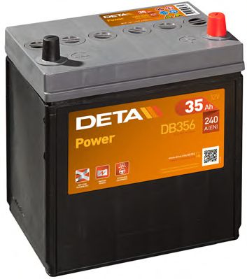 DETA Аккумулятор DETA POWER 12V 35AH 240A ETN 0(R+) B0 187x127x220mm 9.1kg