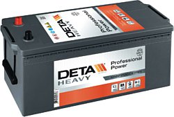 DETA Аккумулятор DETA PROFESSIONAL POWER 12 V 145 AH 900 A ETN 3 B0 513x189x223mm 36.11kg