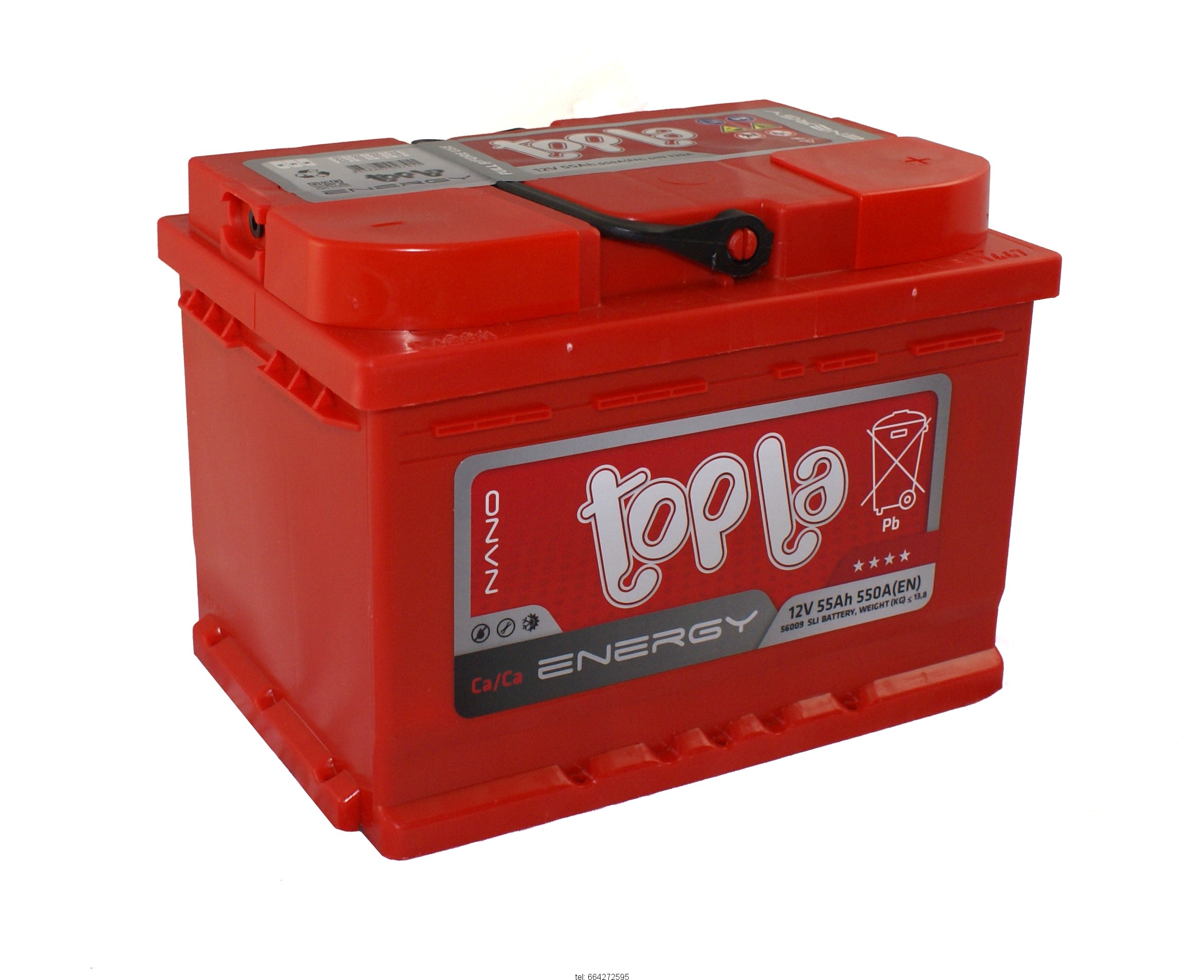 Аккумулятор Topla Energy 55 Ah 550A (R+) 242х175х175мм