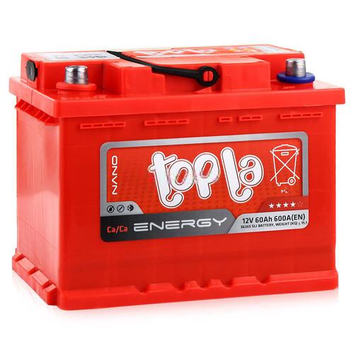 Аккумулятор Topla Energy 60 Ah 600A (R+) 242х175х190мм