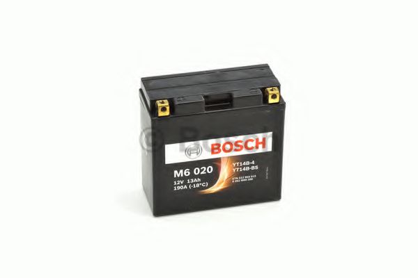 BOSCH Аккумулятор для мототехники BOSCH MOBA AGM M6 12V 12AH 130A (YT14B-4/YT14B-BS) 152x70x150mm 4.7kg