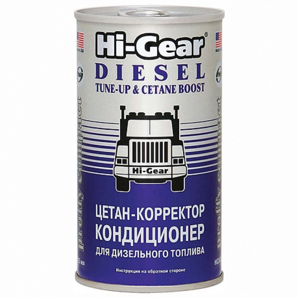 HI-GEAR - Цетан-корректор и кондиционер для дизельного топлива, 325мл / HG3435