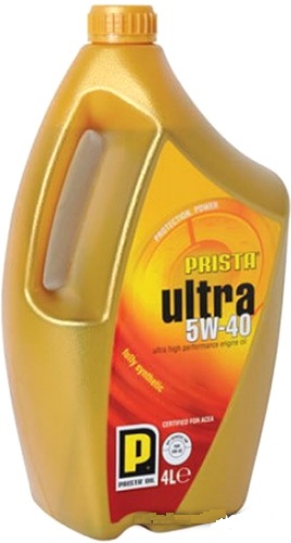 Масло моторное синтетическое - PRISTA ULTRA 5W40 4л