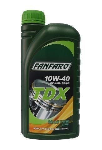 Масло моторное полусинтетическое - Fanfaro TDX 10W40 1л