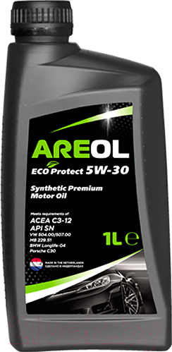 Масло моторное синтетическое - AREOL ECO Protect 5W30 / 5W30AR018 (1л)
