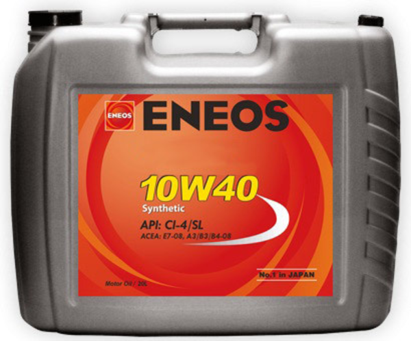 Масло моторное синтетическое - ENEOS 10W40 Premium 20л