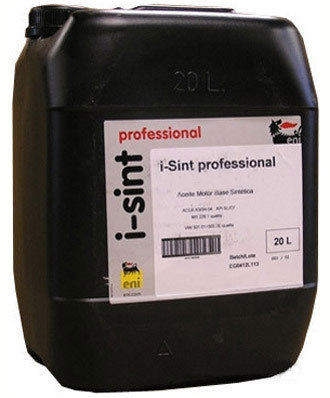 Масло моторное синтетическое - ENI i-Sint professional 5W40 20л