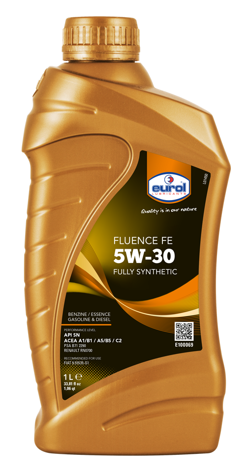 Масло моторное синтетическое - Eurol Fluence FE 5W-30 1л