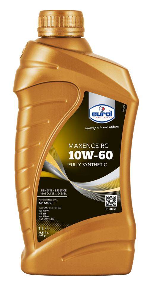 Масло моторное синтетическое - Eurol Maxence RC 10W-60 1л