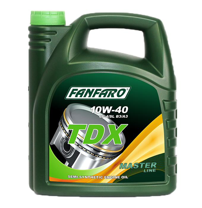 Масло моторное полусинтетическое - Fanfaro TDX 10W40 5л