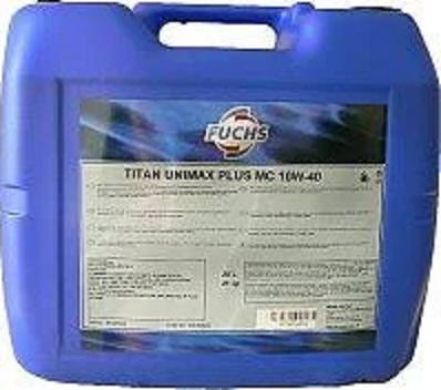 Масло моторное полусинтетическое - FUCHS TITAN UNIMAX PLUS MC 10W-40 20л