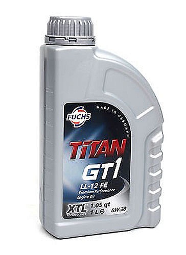 Масло моторное синтетическое - FUCHS TITAN GT1 LL-12 FE 0W-30, 1л