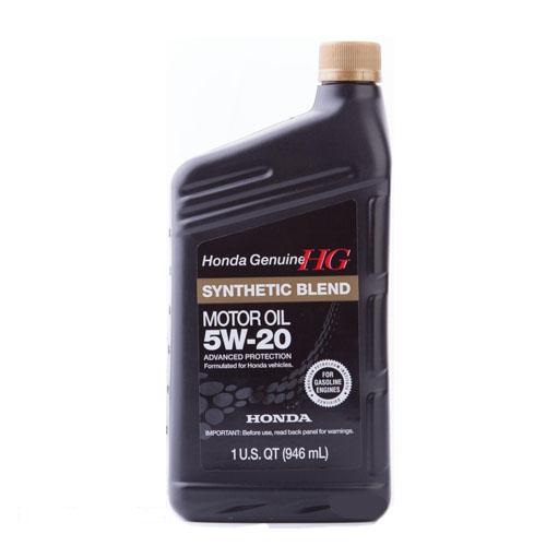 Масло моторное полусинтетическое - Honda Synthetic Blend 5W-20 0,946л