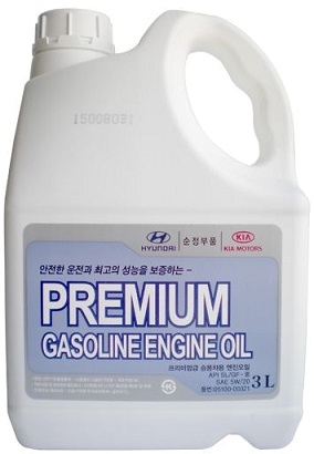 Масло моторное синтетическое - Hyundai/KIA Premium Gasoline 5W-20 3л
