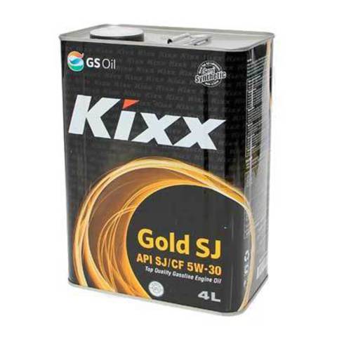 Масло моторное полусинтетическое - Kixx GOLD SJ 5W-30 4л ж/б