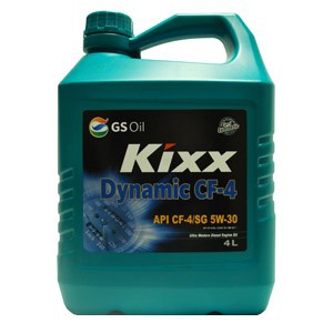 Масло моторное полусинтетическое - Kixx Dynamic CF-4 5W-30 4л