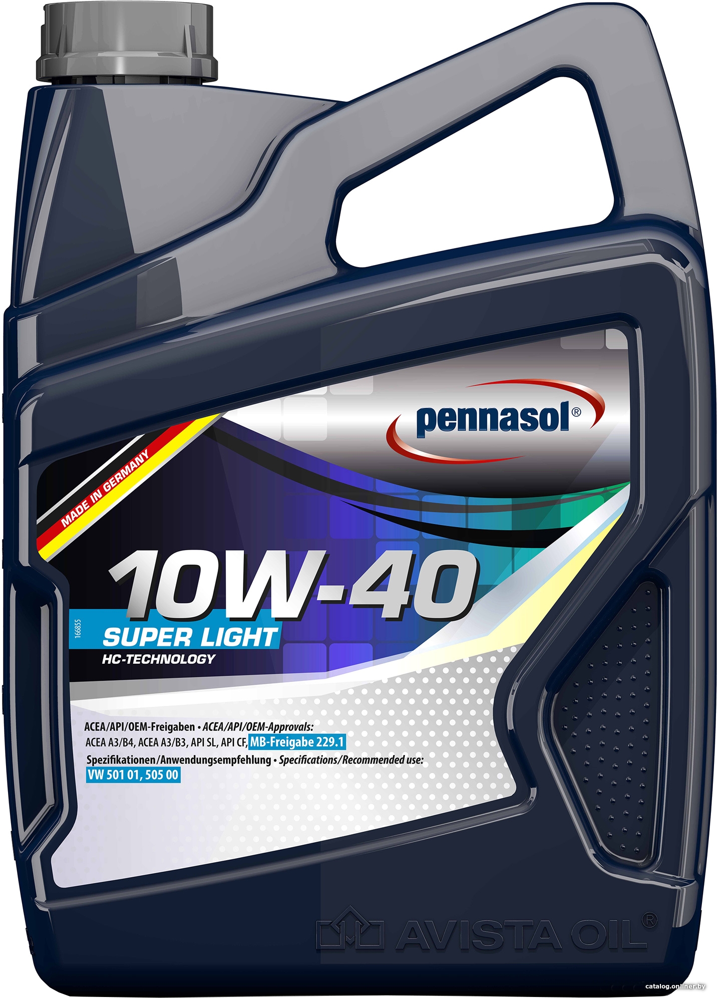 Масло моторное полусинтетическое - Pennasol Super Light 10W-40 4л