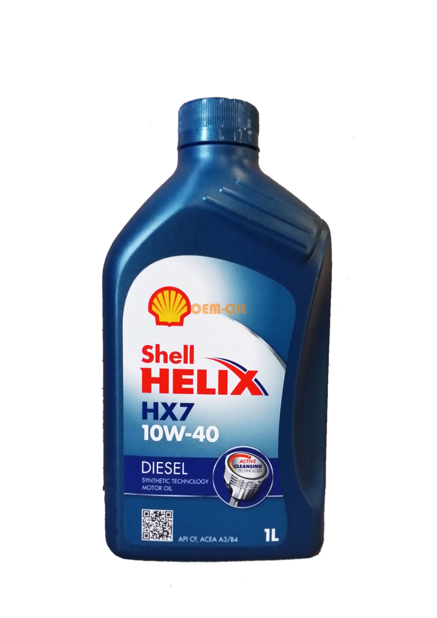 Масло моторное полусинтетическое - SHELL HELIX DIESEL HX7 10W40, 1л