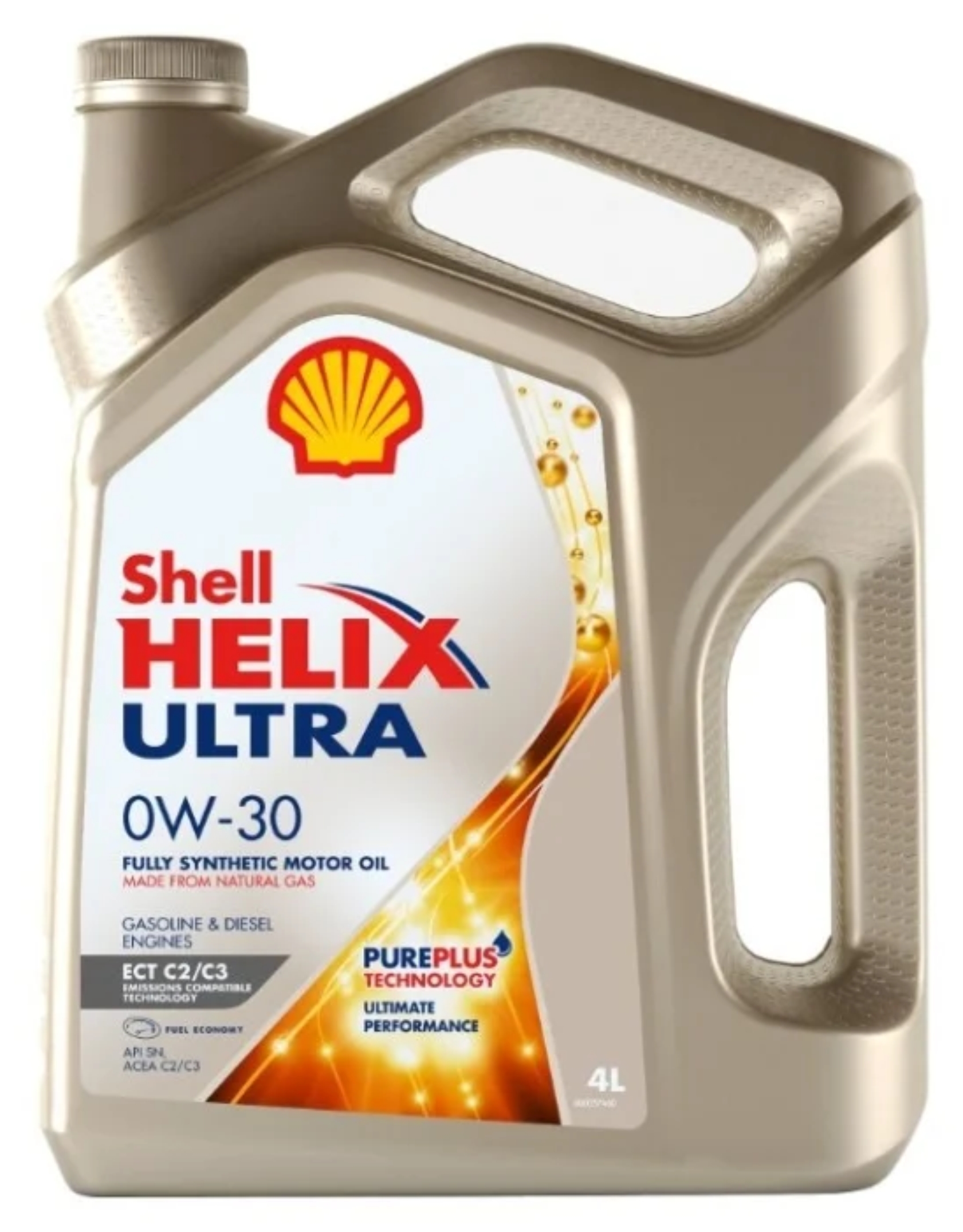 Масло моторное синтетическое - SHELL 0W30 HELIX ULTRA ECT C2/C3 4л