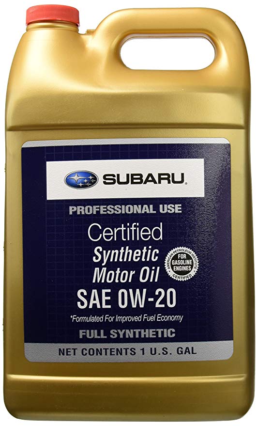 Масло моторное синтетическое - SUBARU SN ENGINE OIL 0W20 3,78л
