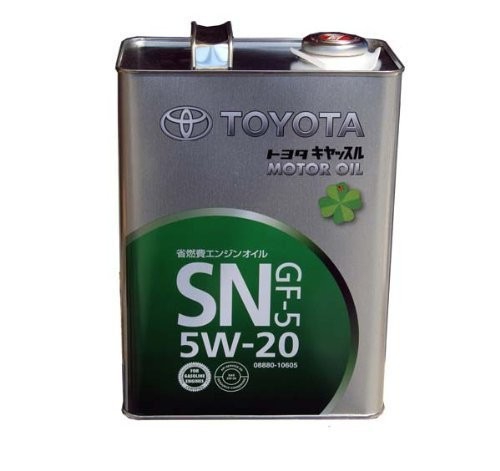 Масло моторное синтетическое - Toyota 5W-20 4л