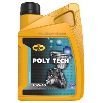 Масло моторное синтетическое - Kroon Oil PolyTech 10W40, 1л