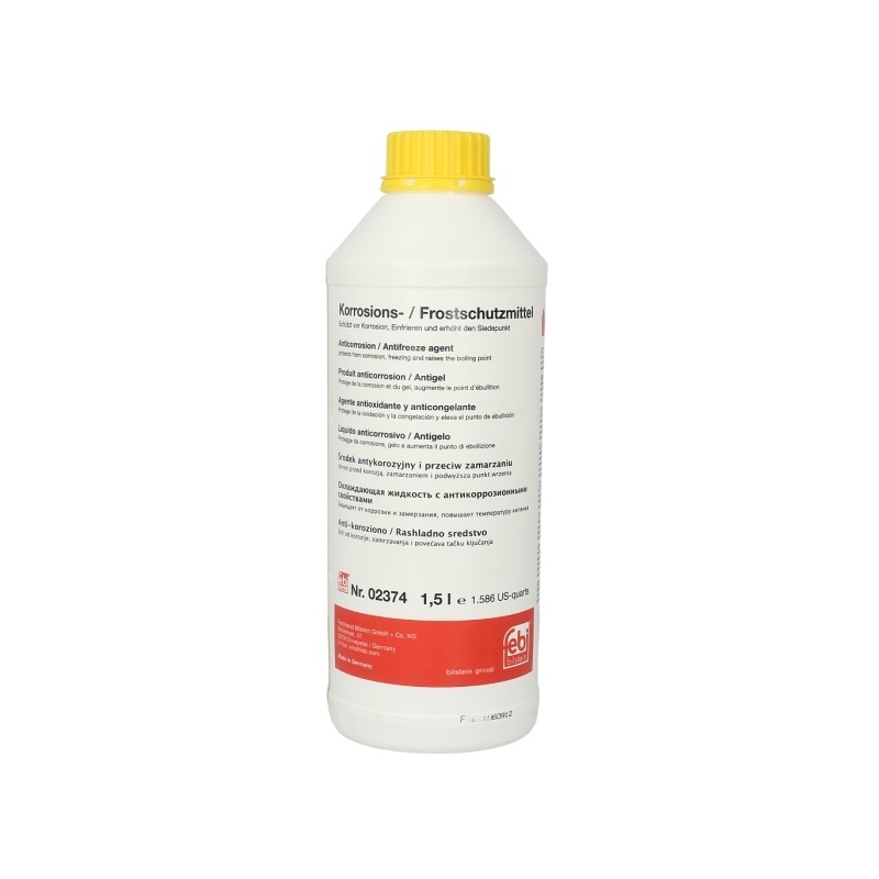 Антифриз FEBI желтый Korrosions-Frostschutzmittel G11, 1,5 л (концентрат)