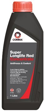 Антифриз COMMA красный Super Longlife G12, 1 л (концентрат)