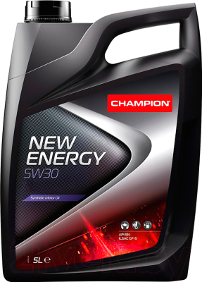 Масло моторное синтетическое - Champion New Energy 5W-30 5л