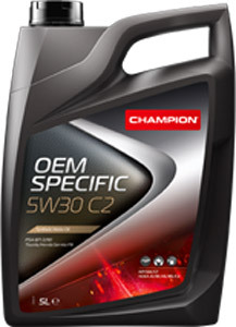 Масло моторное синтетическое - Champion OEM Specific C2 5W-30 5л
