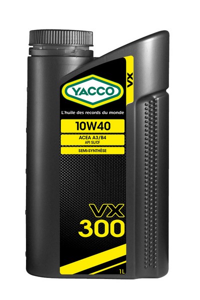 Масло моторное полусинтетическое - YACCO VX 300 10W40, 1л