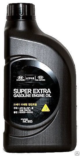 Масло моторное полусинтетическое - Hyundai/KIA Super Extra 5W30 1л