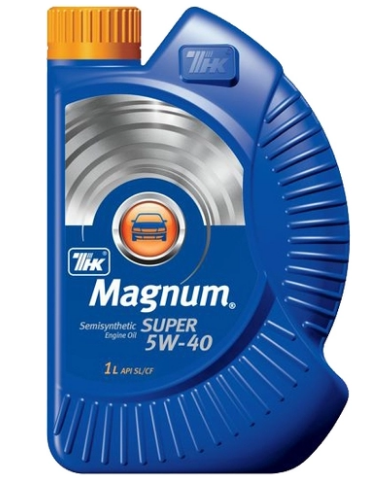 Масло моторное полусинтетическое - ТНК Magnum Super 5W-40 1л