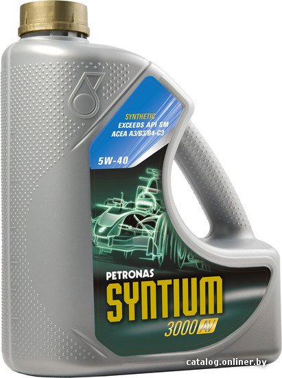 Масло моторное синтетическое - Petronas Syntium 3000 AV 5W-40 4л