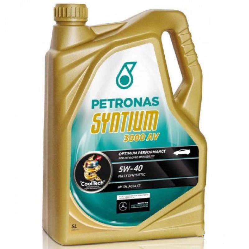 Масло моторное синтетическое - Petronas Syntium 3000 AV 5W-40 5л