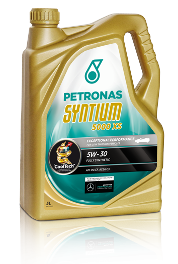 Масло моторное синтетическое - Petronas Syntium 5000 XS 5W-30 5л
