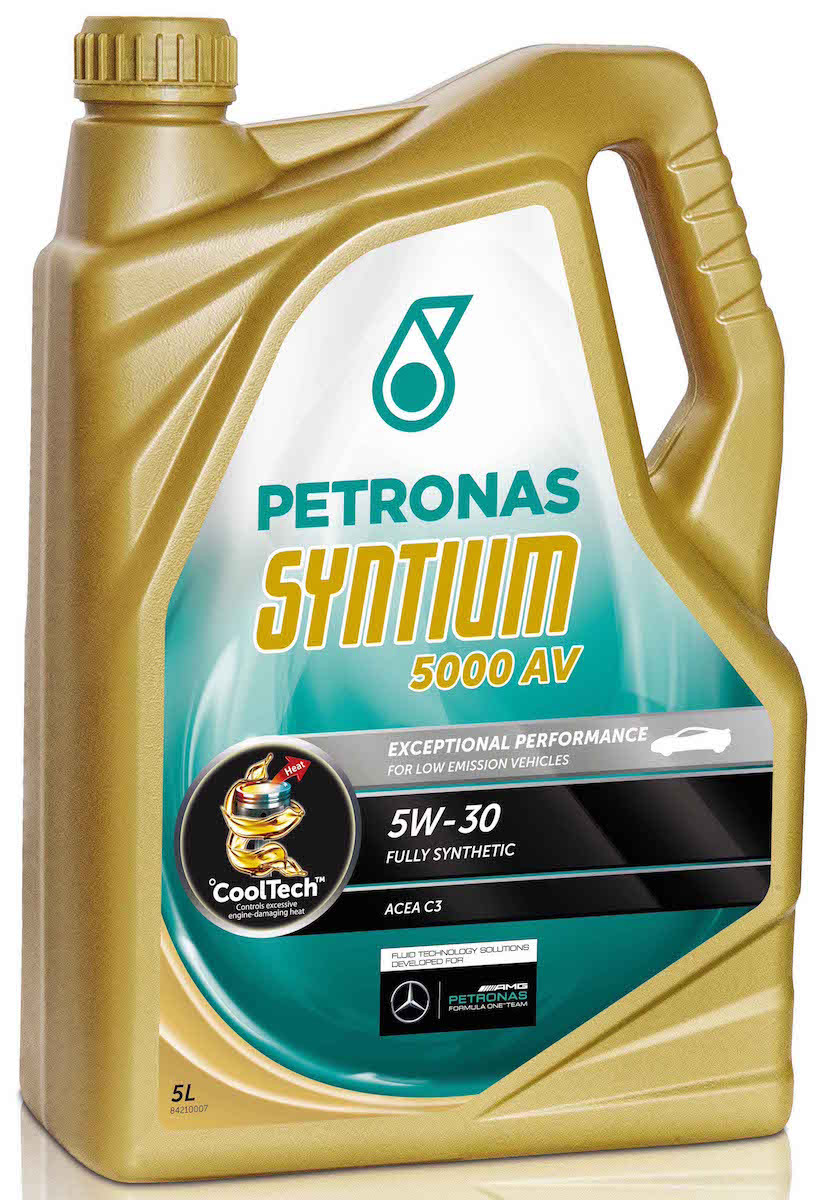 Масло моторное синтетическое - Petronas Syntium 5000 AV 5W-30 5л